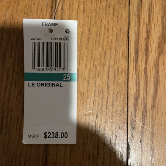 Frame Hi Rise Straight Leg Jean - Picture 6 of 6